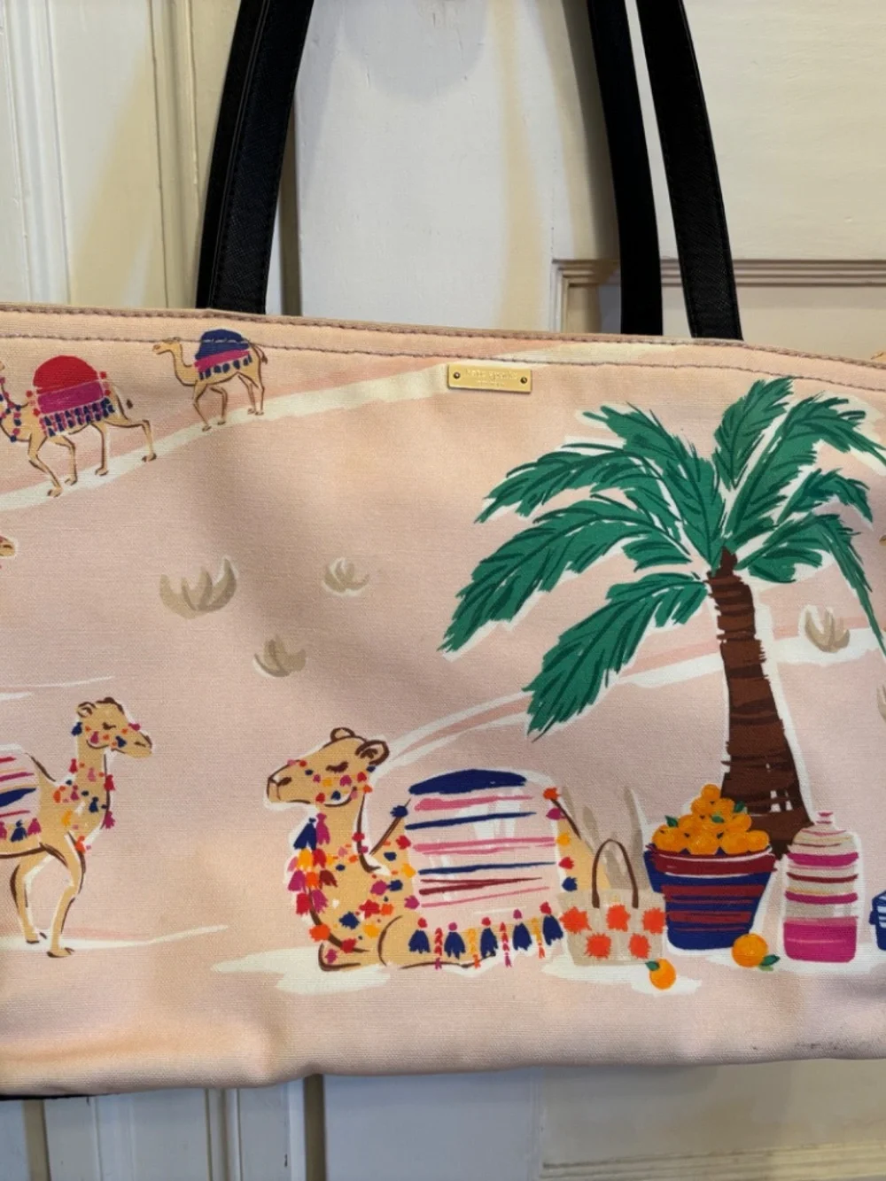 Like New Kate Spade Spice Things Up Camel Tote Bag